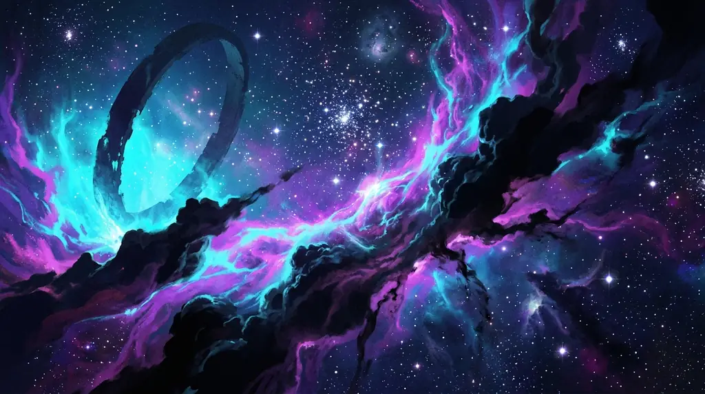 Deep space nebula